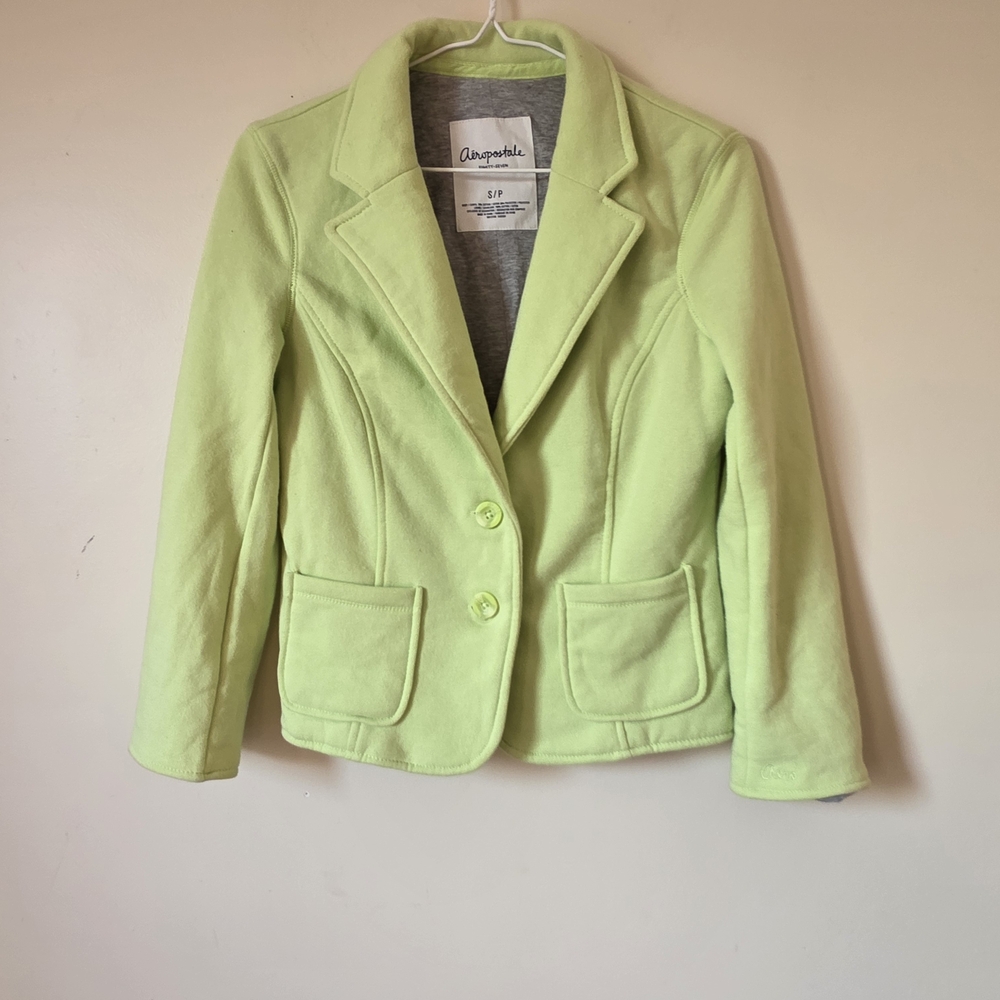Women's Lime Green Aeropostale Blazer
